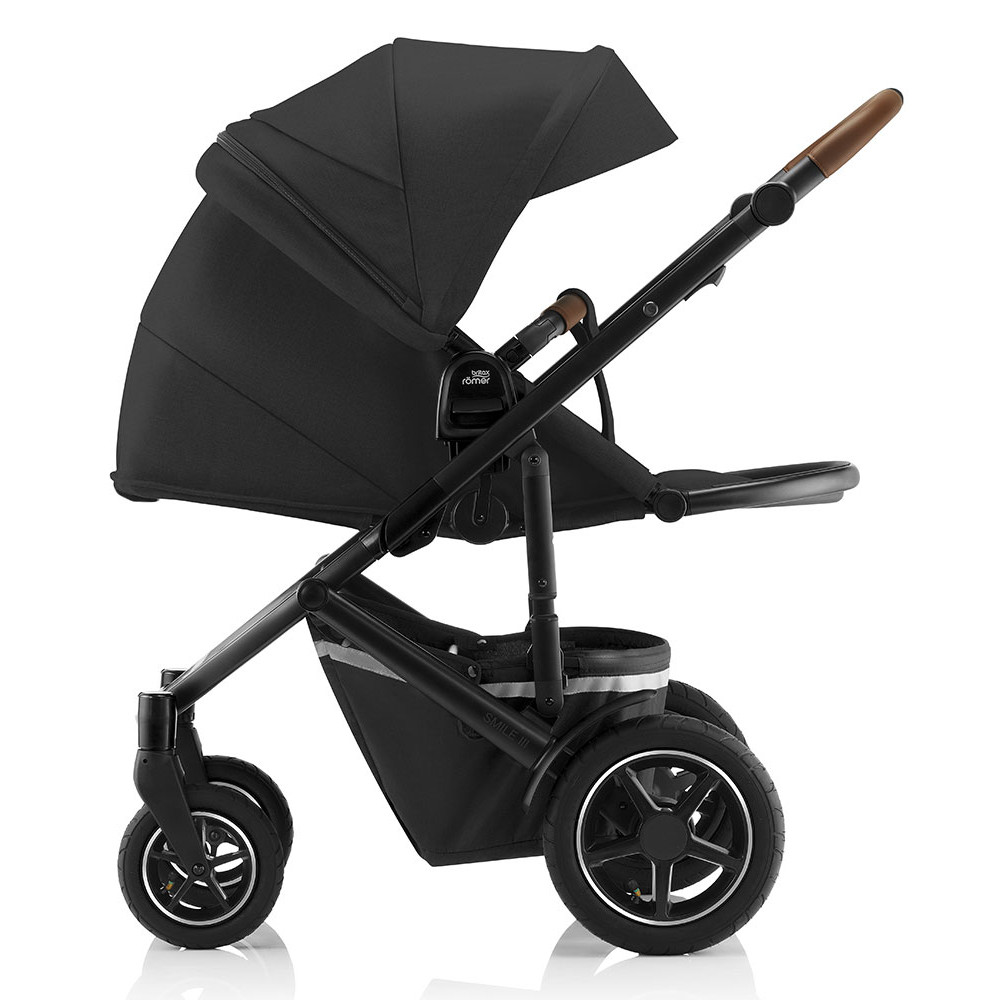 Прогулянкова коляска Britax-Romer Smile III Space Black/Brown Handle Прогулянкова коляска Britax-Romer Smile III Space Black/Brown Handle