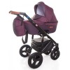 Коляска 2 в 1 Broco Capri Textile Burgundy (Броко Капри Текстиль)
