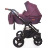 Коляска 2 в 1 Broco Capri Textile Burgundy (Броко Капри Текстиль)