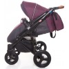 Коляска 2 в 1 Broco Capri Textile Burgundy (Броко Капри Текстиль)