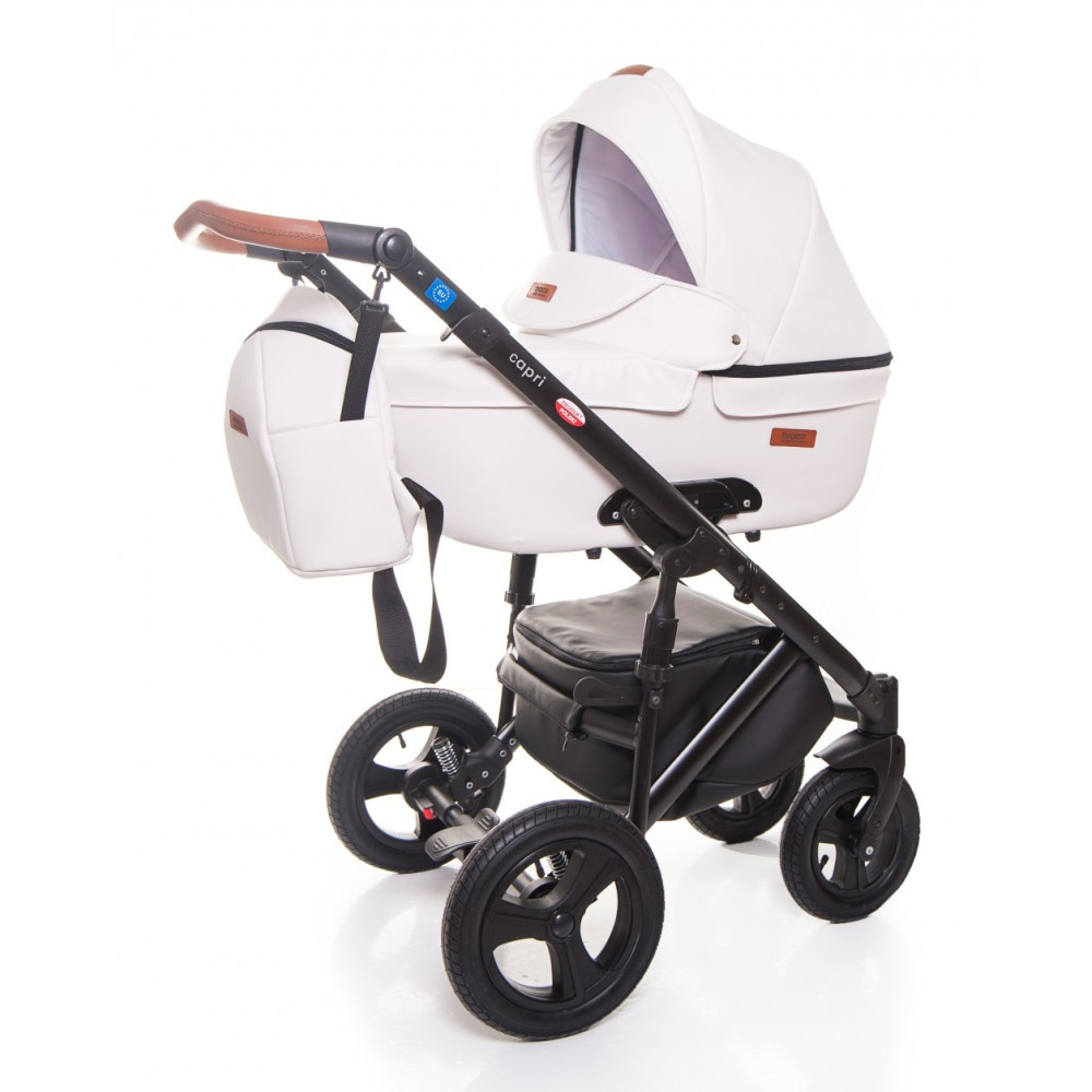 Коляска 2 в 1 Broco Capri White (Броко Капрі Біла)