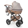 Коляска 2 в 1 Broco Capri Textile Cappuccino (Броко Капри Капучино)