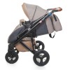 Коляска 2 в 1 Broco Capri Textile Cappuccino (Броко Капри Капучино)