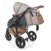 Коляска 2 в 1 Broco Capri Textile Cappuccino (Броко Капри Капучино)