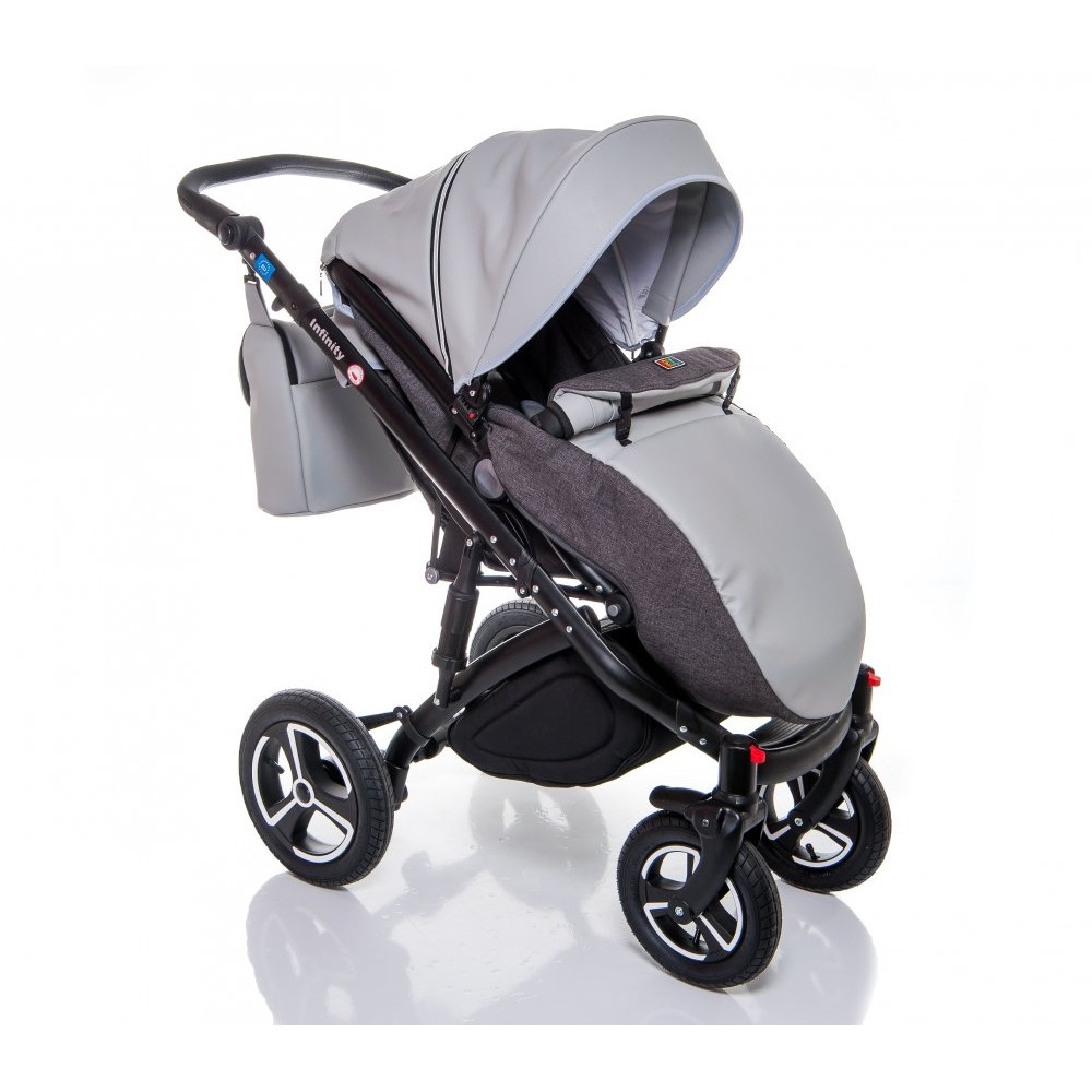 Коляска 2 в 1 Broco Infinity Grey (Броко Інфініті Сірий) Коляска 2 в 1 Broco Infinity Grey (Броко Інфініті Сірий)