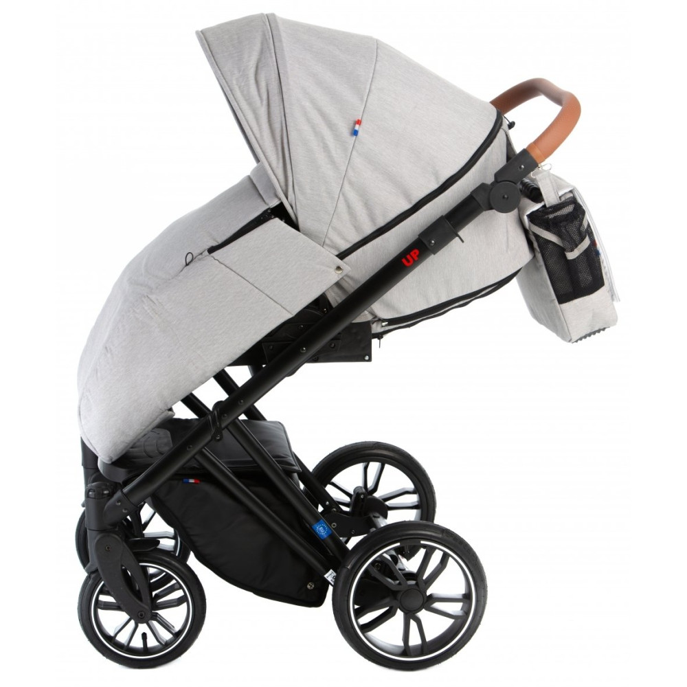 Коляска 2 в 1 Broco UP 01 Light Grey