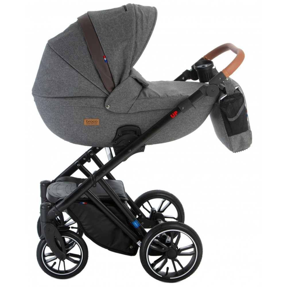 Коляска 2 в 1 Broco UP 02 Dark Grey