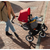 Коляска 2 в 1 Bugaboo Donkey 3 Mono Aluminium/Grey Melange/Red