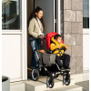 Коляска 2 в 1 Bugaboo Donkey 3 Mono Aluminium/Grey Melange/Red