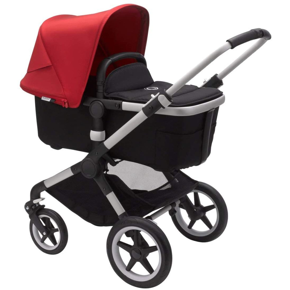 Коляска 2 в 1 Bugaboo Fox 2 Aluminium/Red