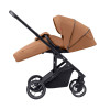 Carrello Alfa 2023 CRL-5508 - прогулочная коляска с реверсивным блоком (сиденье устанавливается лицом к маме), регулируется высота капюшона • Sunset Orange