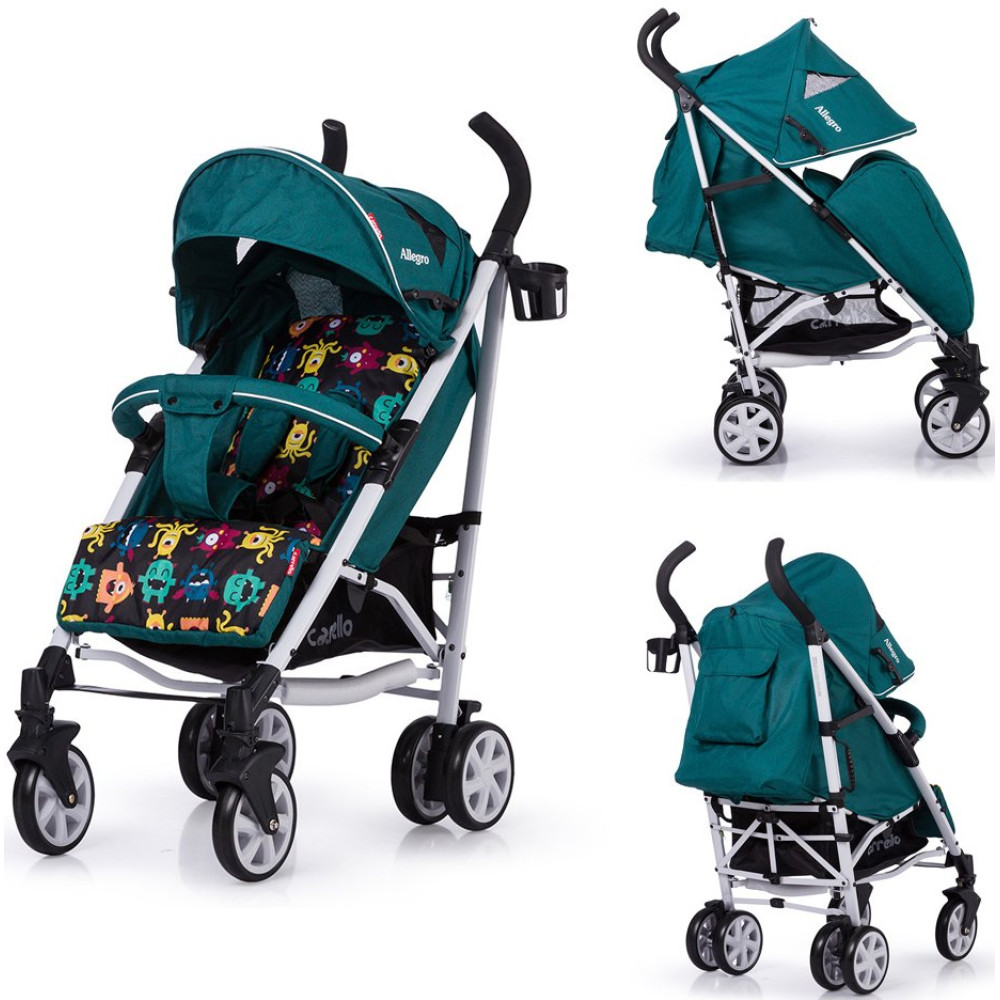 Коляска-трость Carrello Allegro Monster Green len (Карелло Алегро)