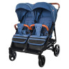 Коляска для двійні Carrello Connect Evening Blue (Каррелл Коннект)