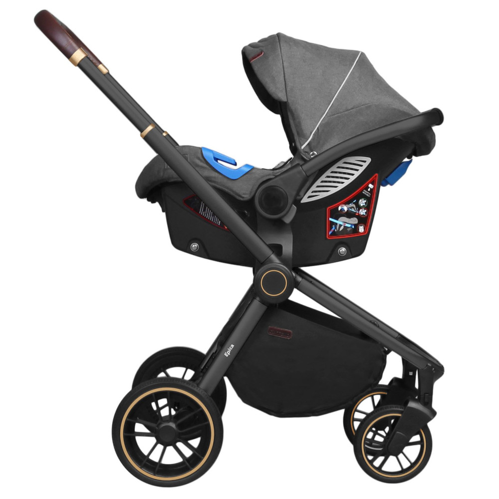 Коляска 3 в 1 Carrello Epica Iron Grey CRL-8511 (Каррелл Епіка)