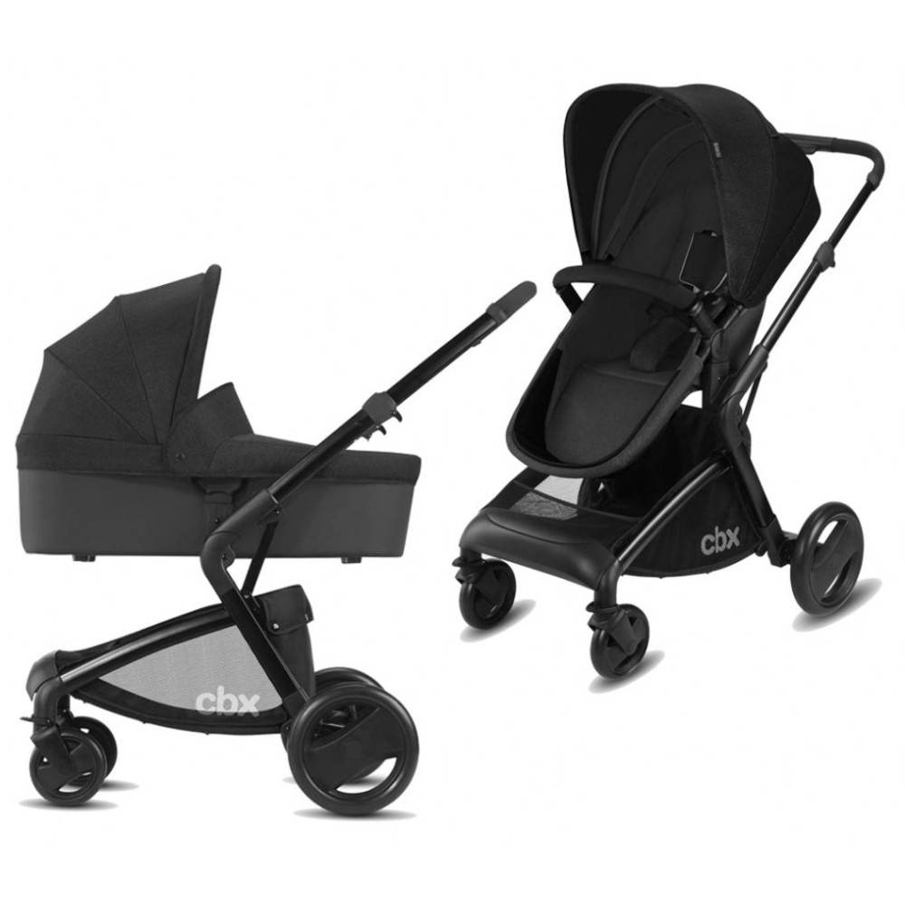 Коляска 2 в 1 CBX Bimisi Pure Smoky Anthracite