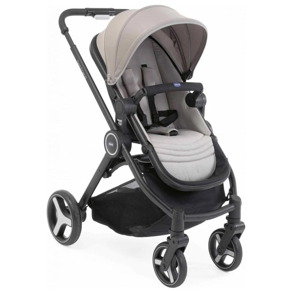 Chicco Best Friend Plus - детская прогулочная коляска с реверсивным блоком (сиденье устанавливается лицом к маме), быстрая система складывания • Beige (79935.25)