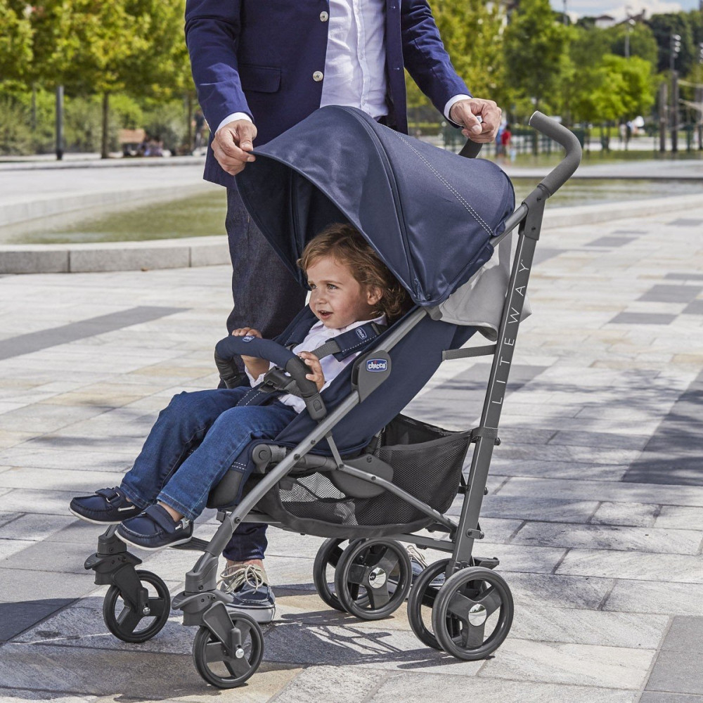 Коляска-трость Chicco Lite Way 3 Pied Poule (79599.35) Коляска-трость Chicco Lite Way 3 Pied Poule (79599.35)
