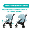 Chicco Liteway 4 - дитяча прогулянкова коляска, літній візочок для прогулянок, компактне складання • Blue (79892.13)