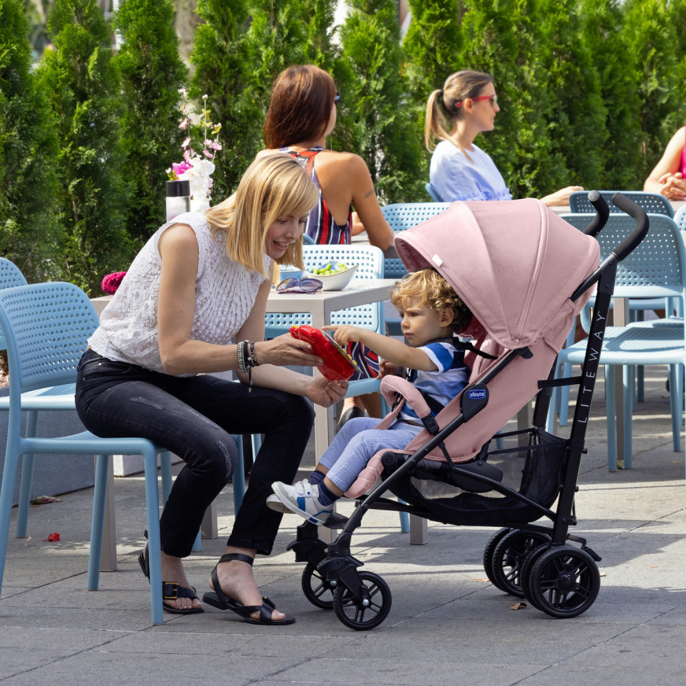 Chicco Liteway 4 - детская прогулочная коляска, летняя коляска для прогулок, компактное складывание • Pink (79892.20) Chicco Liteway 4 - детская прогулочная коляска, летняя коляска для прогулок, компактное складывание • Pink (79892.20)