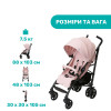 Chicco Liteway 4 - детская прогулочная коляска, летняя коляска для прогулок, компактное складывание • Pink (79892.20)
