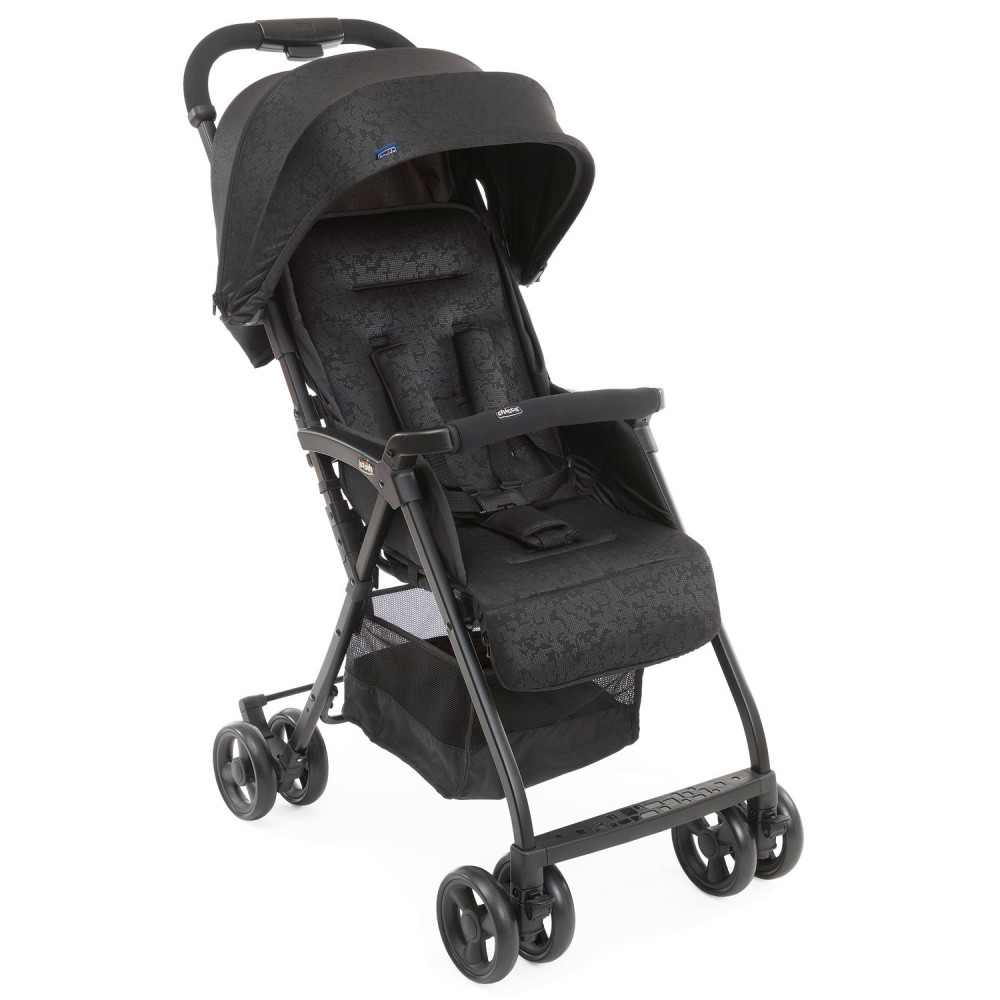 Chicco Ohlala 3 - детская прогулочная коляска, легкая коляска для прогулок, компактное складывание • Black (79733.51)