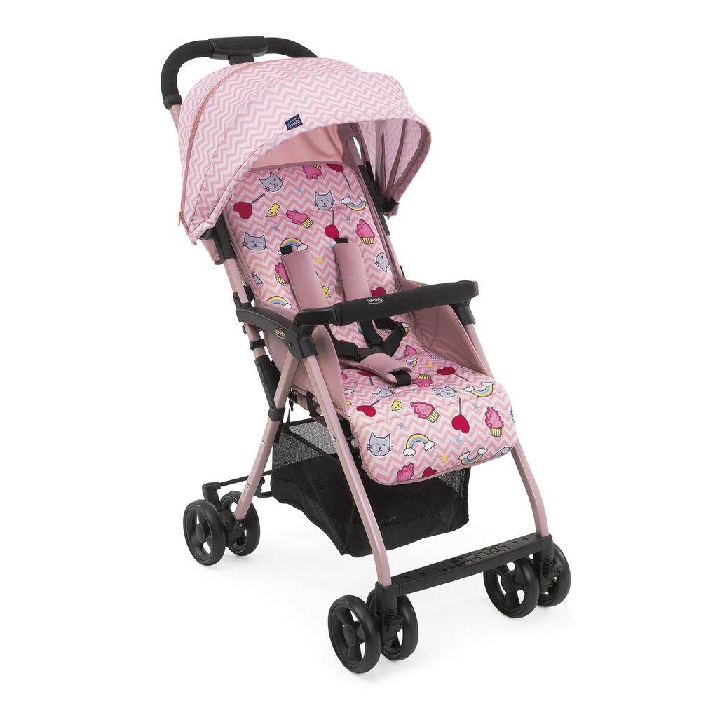 Chicco Ohlala 3 - детская прогулочная коляска, легкая коляска для прогулок, компактное складывание • Candy Pink (79733.20)