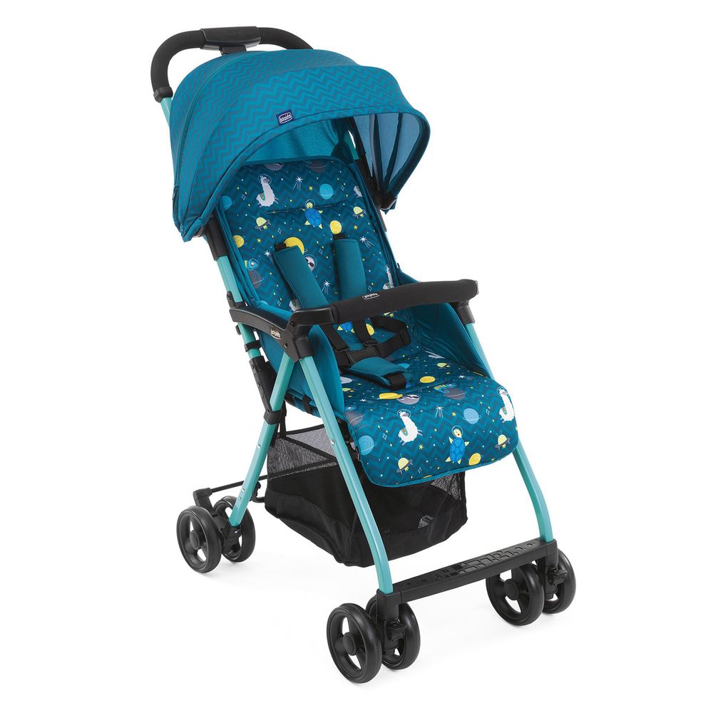 Chicco Ohlala 3 - детская прогулочная коляска, легкая коляска для прогулок, компактное складывание • Sloth in Space (79733.28)