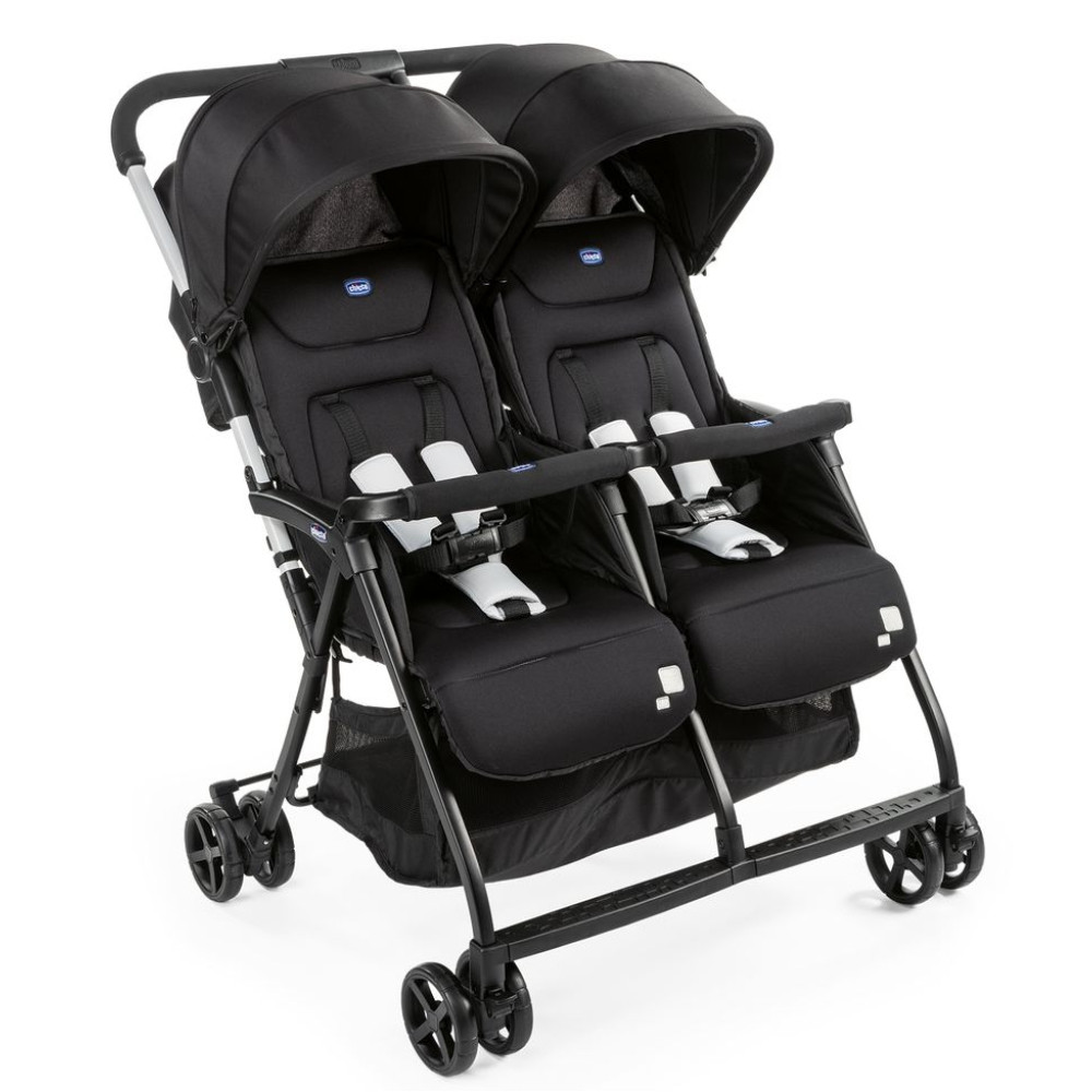 Коляска для двійні Chicco Twin (black)