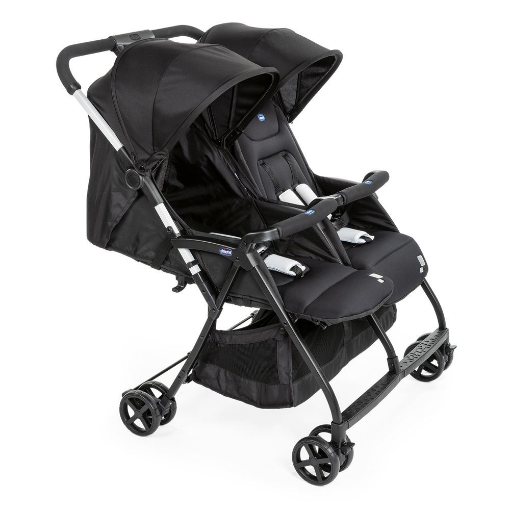 Коляска для двійні Chicco Twin (black)
