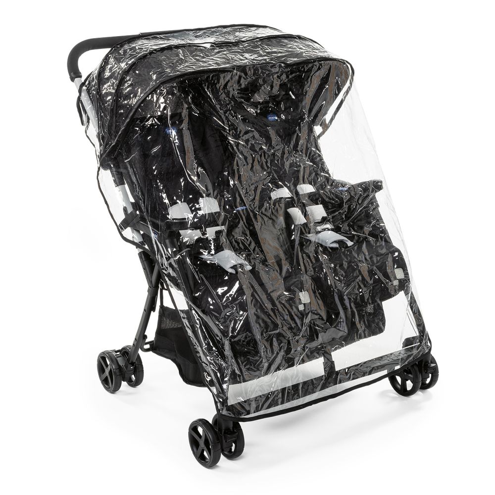 Коляска для двійні Chicco Twin (black)