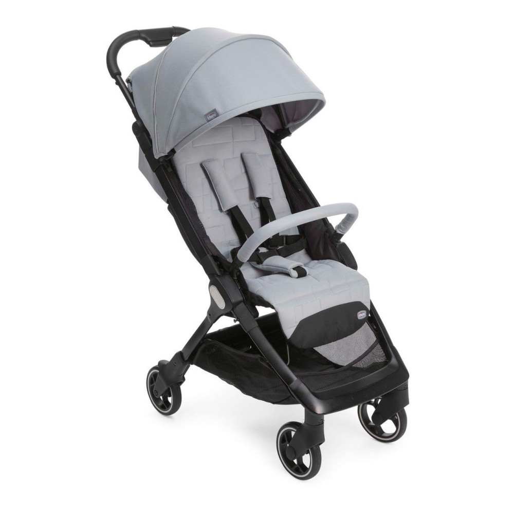 Chicco We - прогулянкова коляска з автоматичною системою складання, ручна поклажа та просторим сидінням • Сірий (79885.19)