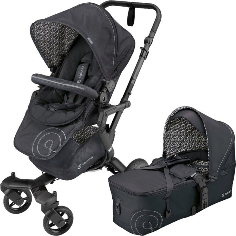 Коляска 2 в 1 Concord Neo Scout SET Cosmic Black (Конкорд Нео Скаут)