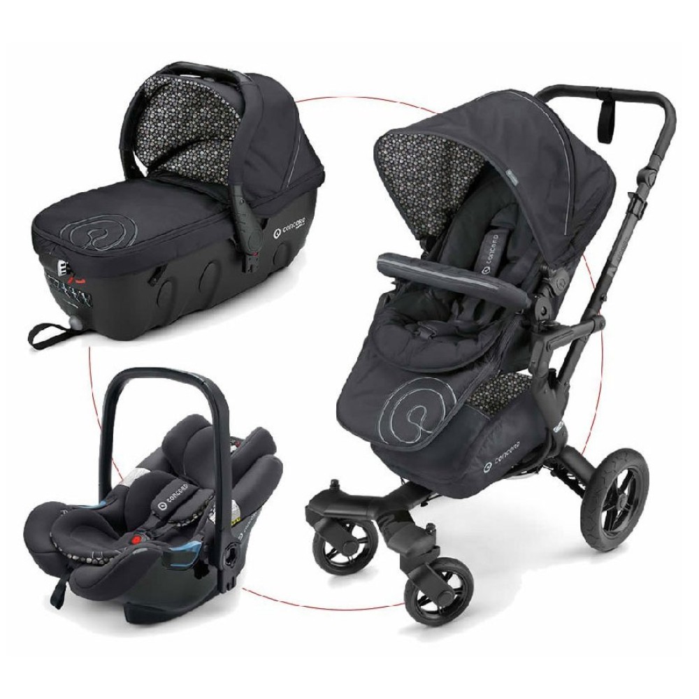 Коляска 3 в 1 Concord Neo Travel Set Cosmic Black (Конкорд Нео Тревел Сет)