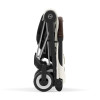 Cybex Coya - легка прогулянкова коляска для подорожей, ультракомпактний візок преміум (ручна поклажа), хромована рама • Off White