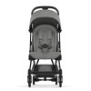 Cybex Coya - легкая прогулочная коляска для путешествий, ультракомпактная коляска премиум (ручная кладь), черная рама • Mirage Grey
