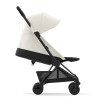 Cybex Coya - легка прогулянкова коляска для подорожей, ультракомпактний візок преміум (ручна поклажа), чорна рама • Off White
