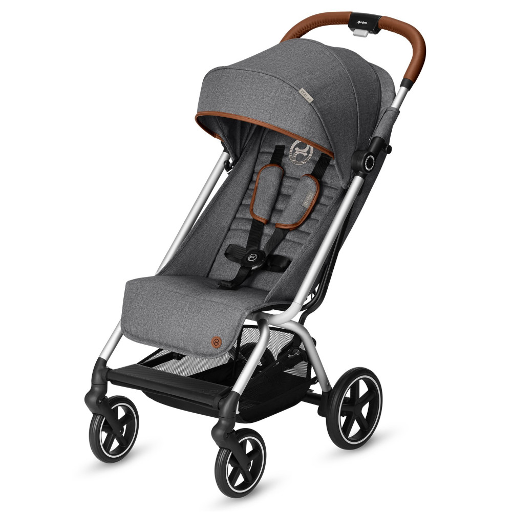 Прогулочная коляска Cybex Eezy S Plus Denim Manhatten Grey