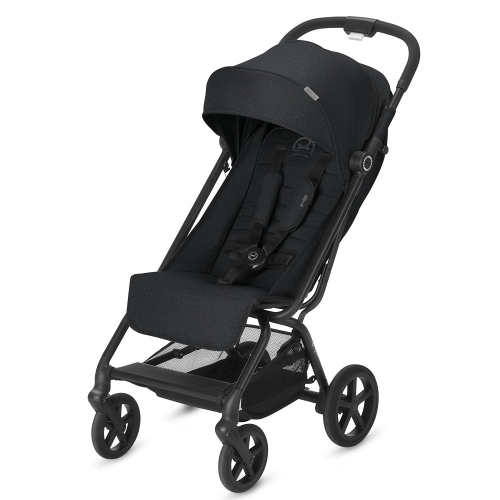 Прогулочная коляска Cybex Eezy S Plus Lavastone Black