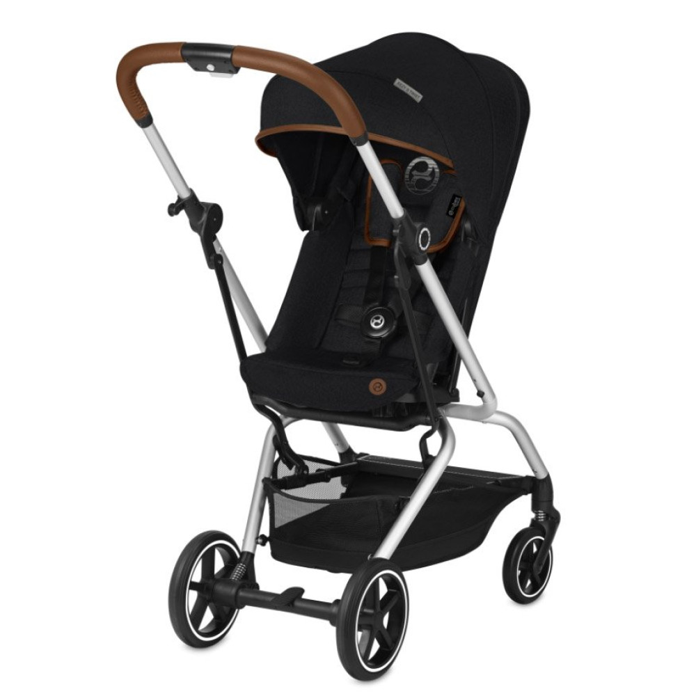 Прогулянкова коляска Cybex Eezy S Twist + Denim Lavastone Black
