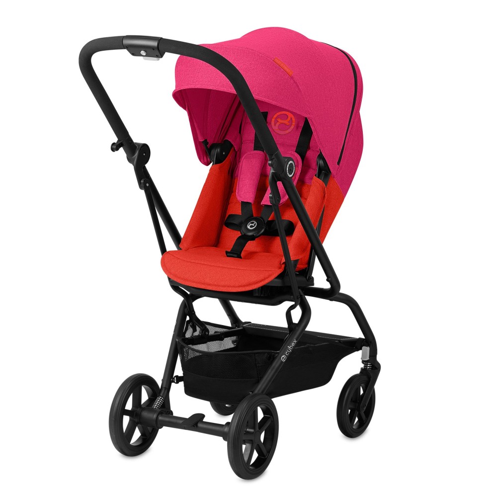 Прогулянкова коляска Cybex Eezy S Twist + Fancy Pink