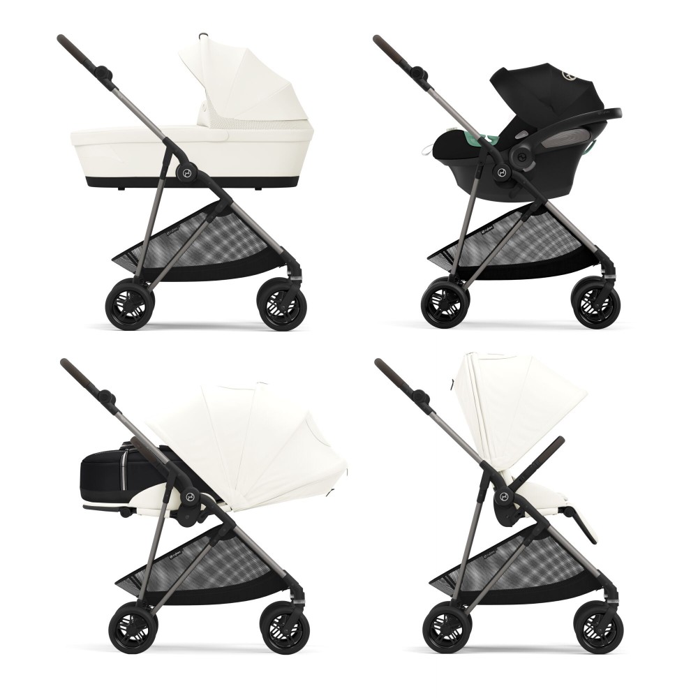 Прогулочная коляска Cybex Melio 2023 Cotton White