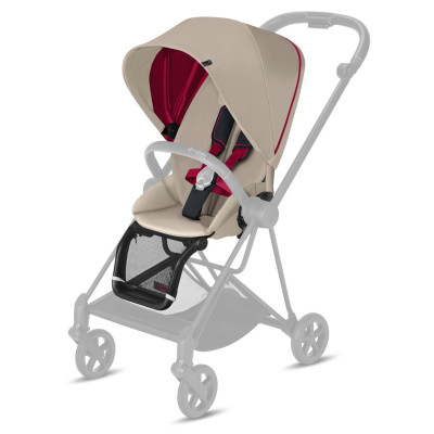 Комплект тканин для Cybex Mios Scuderia Ferrari Silver Grey