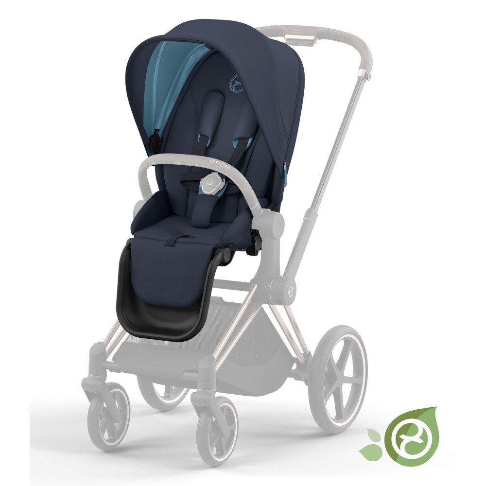 Коляска 2 в 1 Cybex Priam 4.0 Conscious Collection Dark Navy