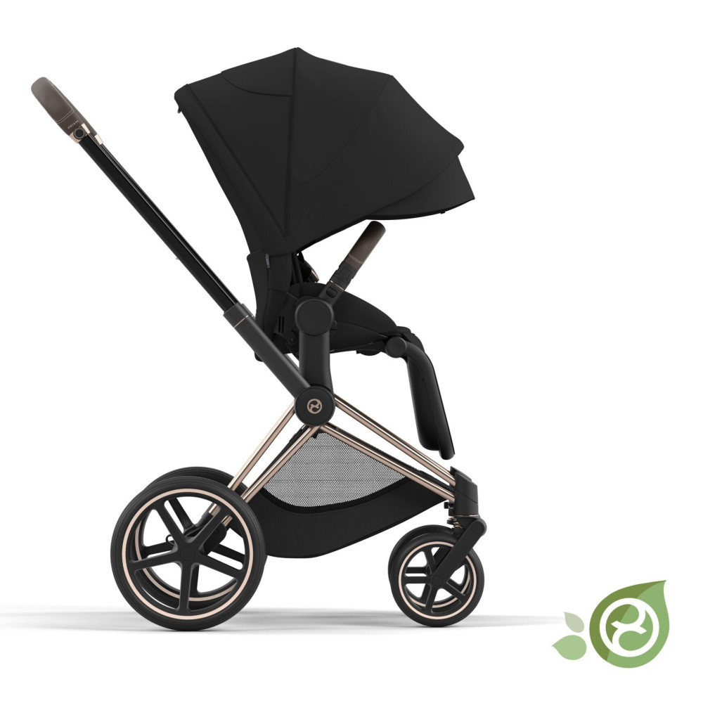 Коляска 2 в 1 Cybex Priam 4.0 Conscious Collection Onyx Black