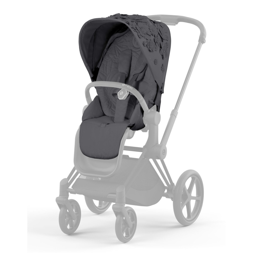 Коляска 2 в 1 Cybex Priam 4.0 Simply Flowers Dream Grey
