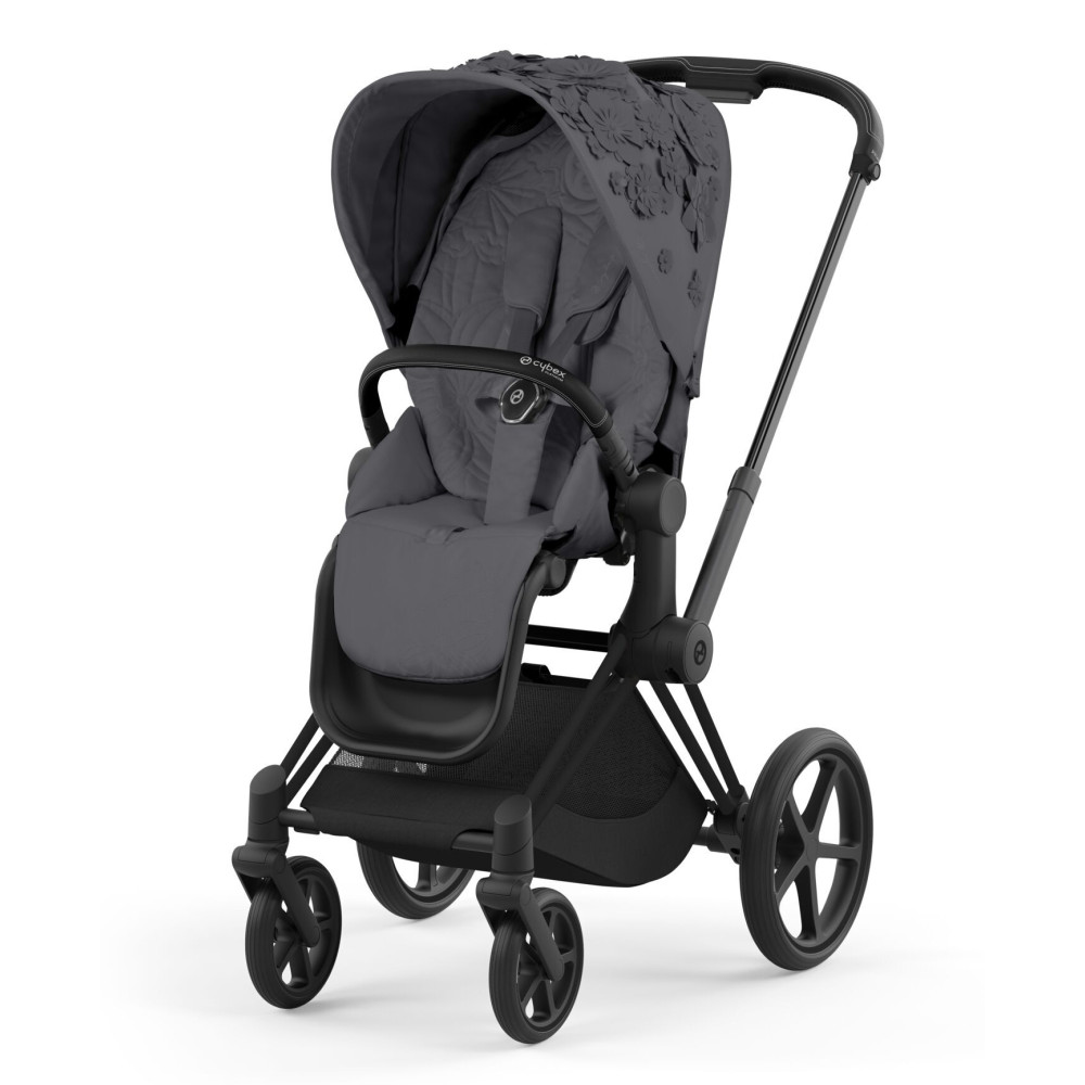 Коляска 2 в 1 Cybex Priam 4.0 Simply Flowers Dream Grey