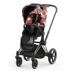 Коляска 2 в 1 Cybex Priam 4.0 Spring Blossom Dark