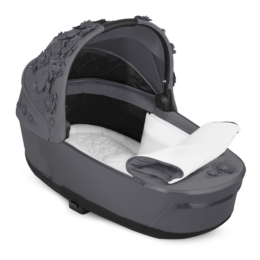 Коляска 2 в 1 Cybex Priam 4.0 Simply Flowers Dream Grey