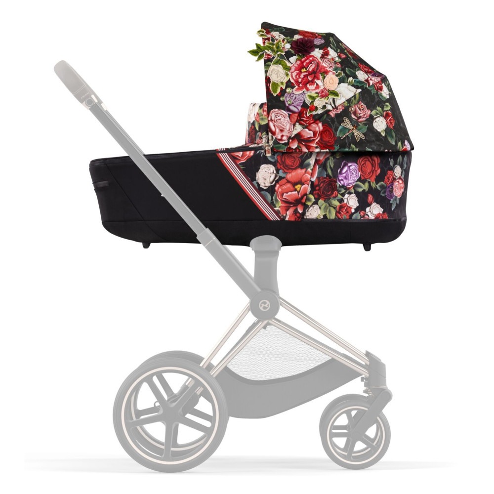 Коляска 2 в 1 Cybex Priam 4.0 Spring Blossom Dark