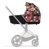 Коляска 2 в 1 Cybex Priam 4.0 Spring Blossom Dark